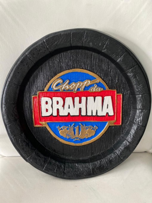 Tampa em gesso Chopp Brahma para decoração de paredes