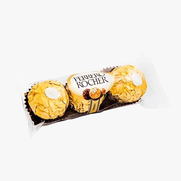 Trio de bombom ferrero